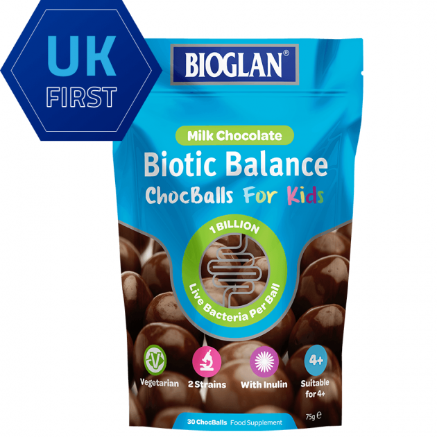 Bioglan Chocballs for Kids (Milk) 1 Billion №30 (Біоглан Пробіотик для дітей для травлення)